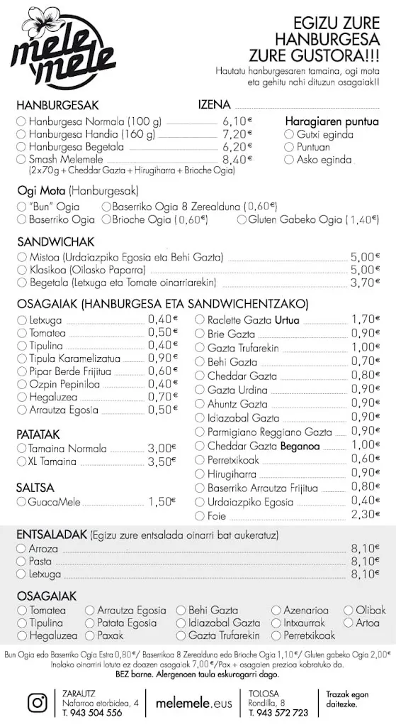 Menü_Mele Mele_Zarautz_Bild_1