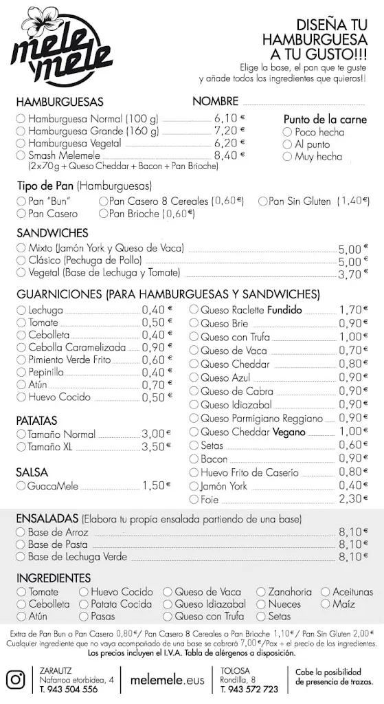 Menü_Mele Mele_Zarautz_Bild_2