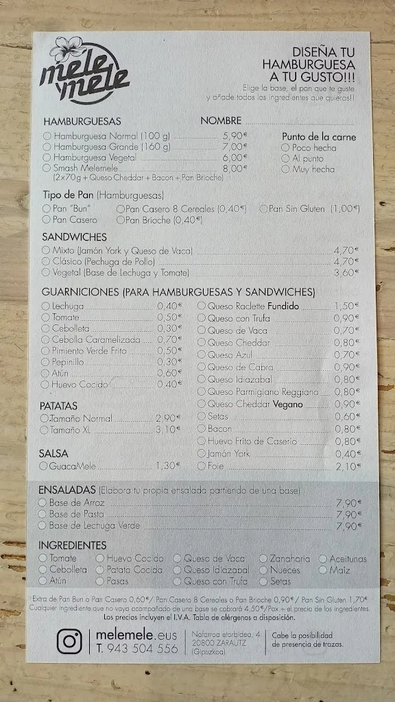 Menü_Mele Mele_Zarautz_Bild_4