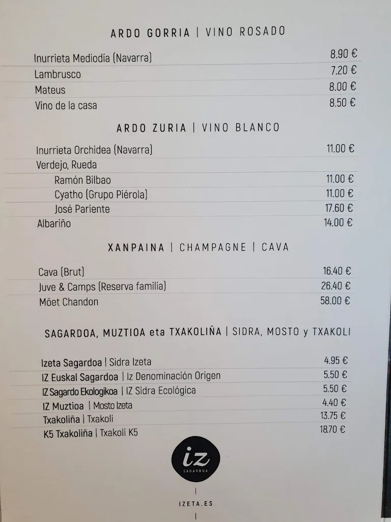 Menu_Izeta Sagardotegia_Zarautz_immagine_2