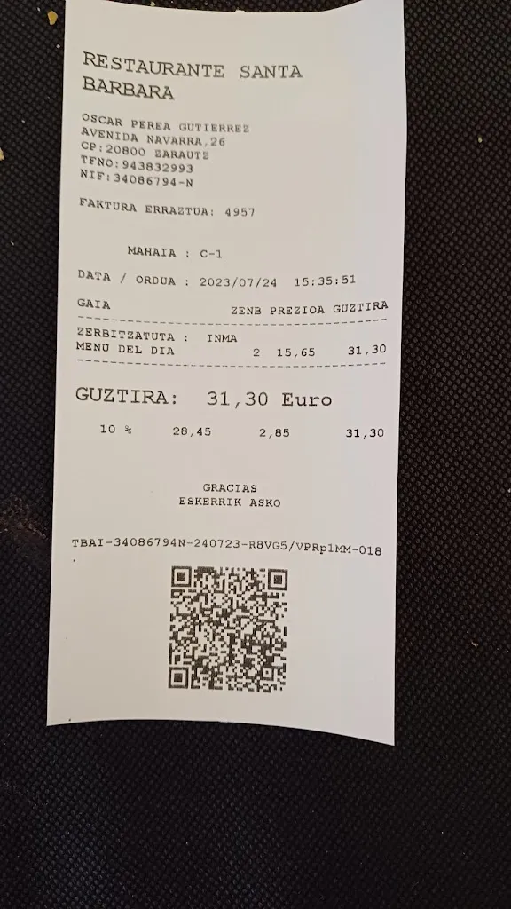 ZL_Santa Barbara jatetxea_Zarautz_review