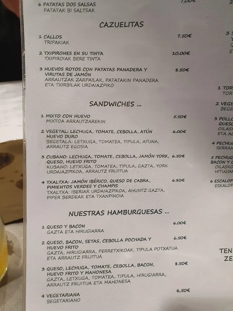 Menu_Txaltxa Gastrobar_Zarautz_image_2