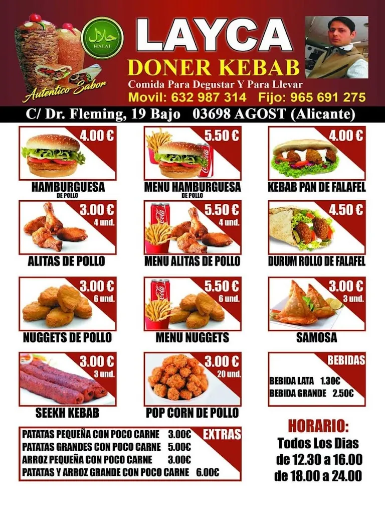 Menu_LAYCA DONER KEBAB_Agost_image_1