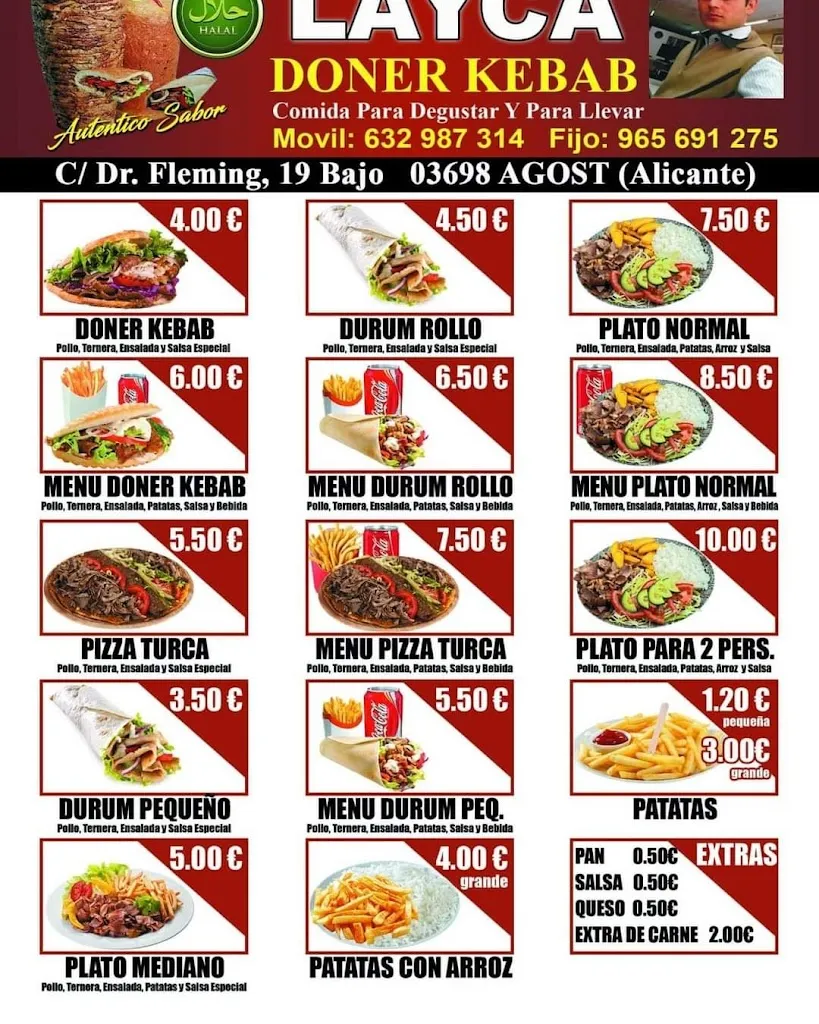Menu_LAYCA DONER KEBAB_Agost_image_2