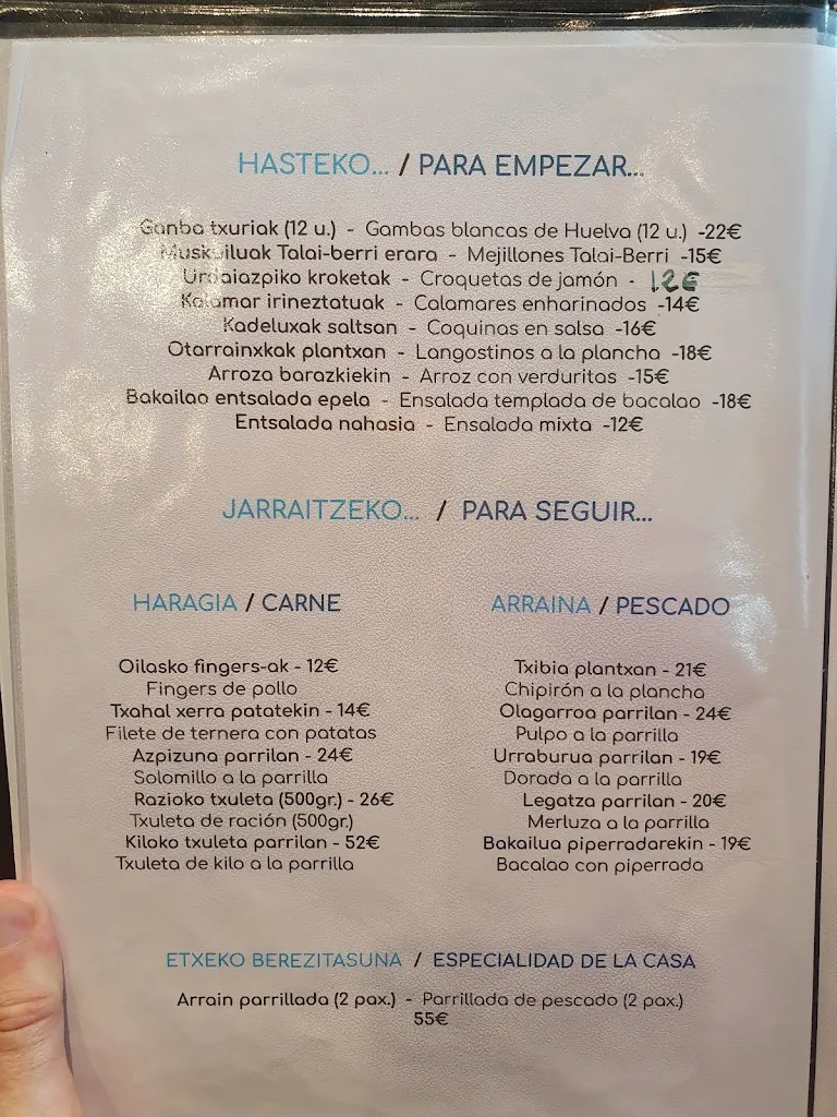 Menu_Pizzería Ktxo_Zarautz_immagine_3
