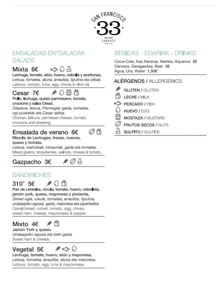 Menu_San Francisco 33_Zarautz_image_2
