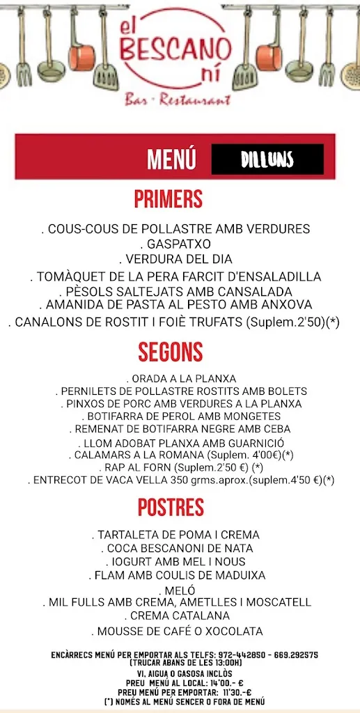 Menu_Restaurant El Bescanoní_Bescanó_image_4