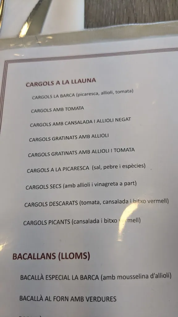 Menu_Restaurant la Barca_Bescanó_image_3