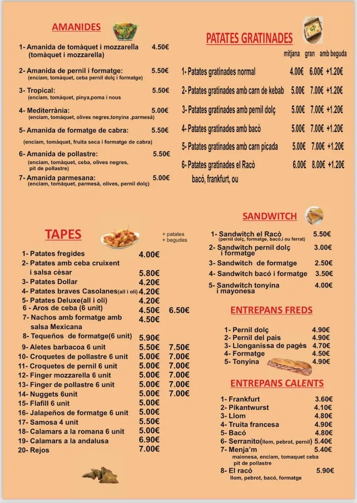 Menu_Pizzeria & kebab El Raco_Bescanó_image_4