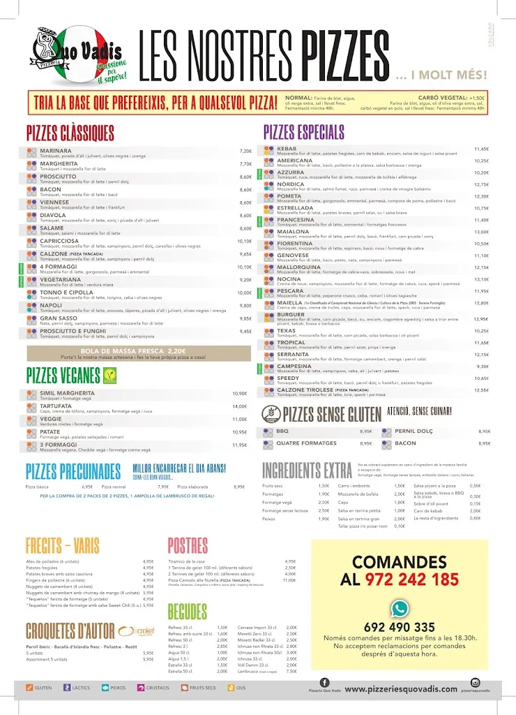 Menu_Pizzeria Quo Vadis_Bescanó_image_1