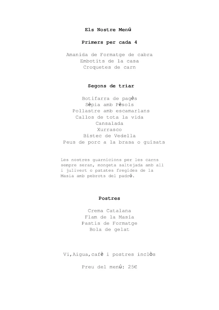Menu_La Masia de Mas Llunès_Bescanó_image_4