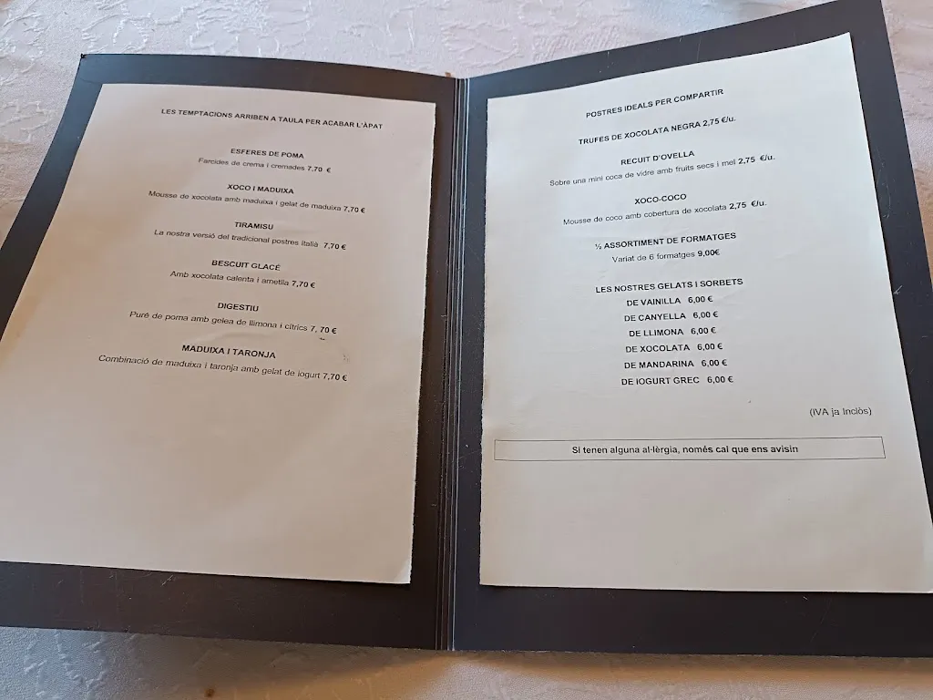 Menu_Restaurant Maràngels_Bescanó_image_2