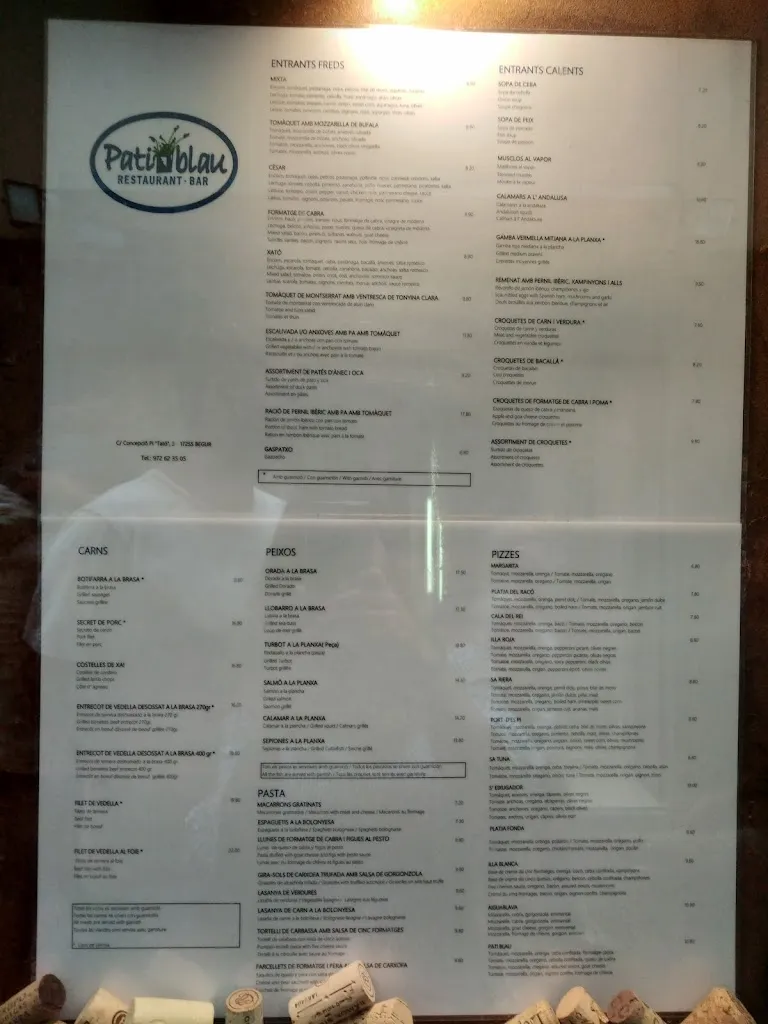 Menü_Pati Blau_Begur_Bild_2