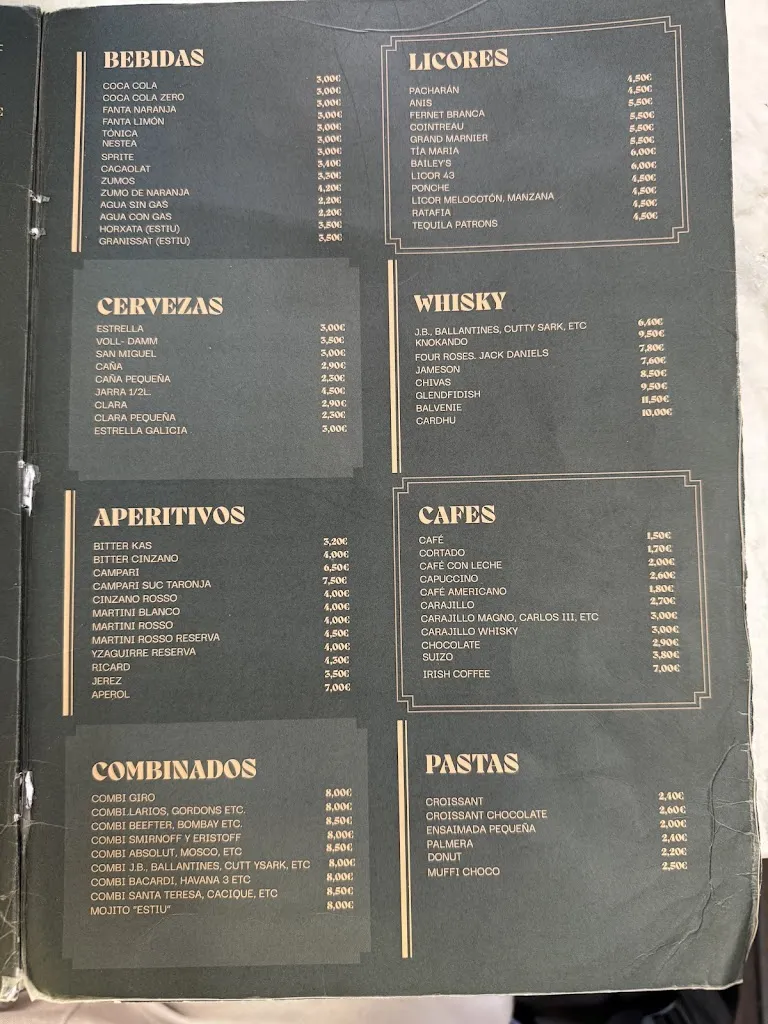 Menü_Bar de Plaça_Begur_Bild_2