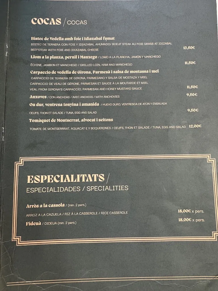 Menü_Bar de Plaça_Begur_Bild_3