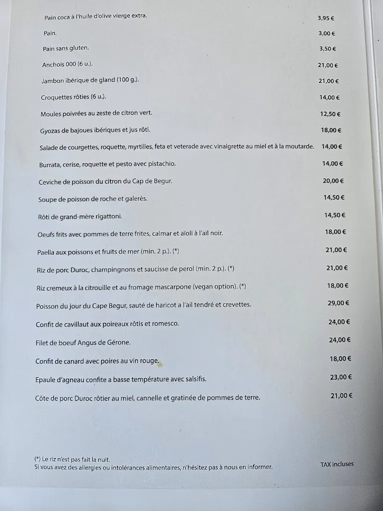 Menu_La Flama de Begur restaurant_Begur_image_4