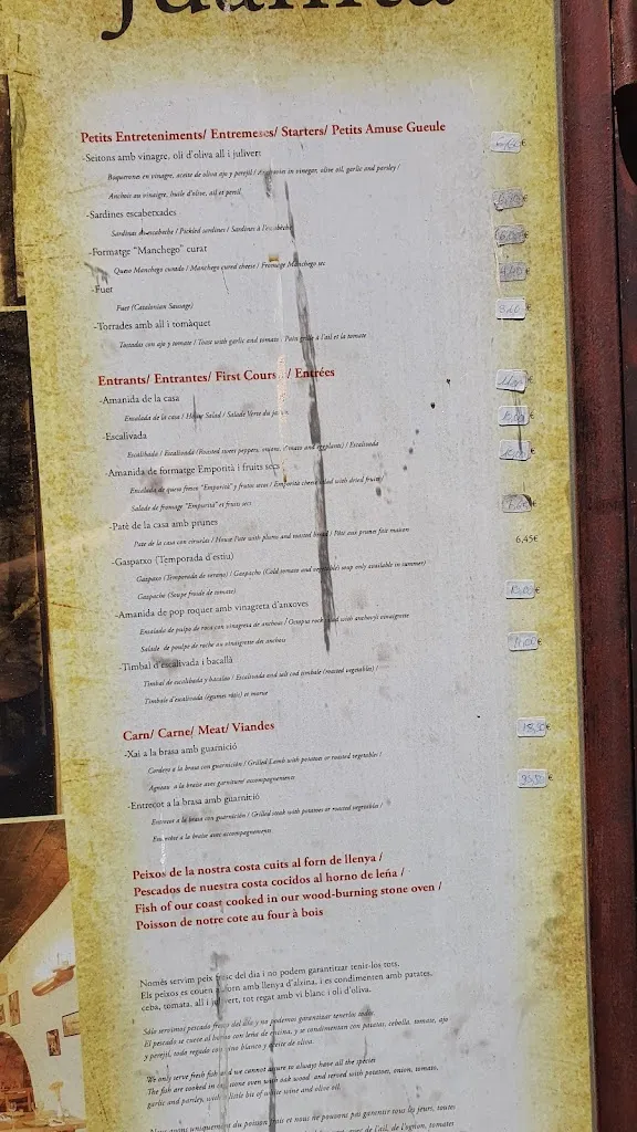 Menu_Casa Juanita - Begur_Begur_image_3