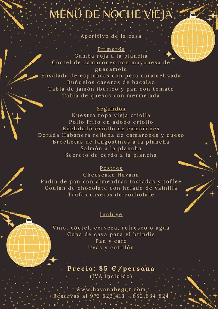 Menu_Bar Restaurant Havana_Begur_image_1