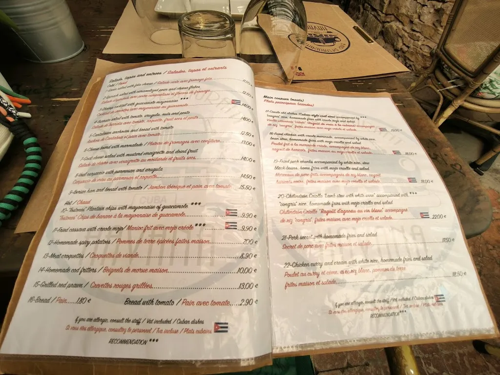 Menu_Bar Restaurant Havana_Begur_image_4