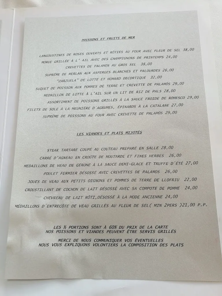 Menu_Restaurante Dalia - Hotel Sa Punta_Begur_image_3