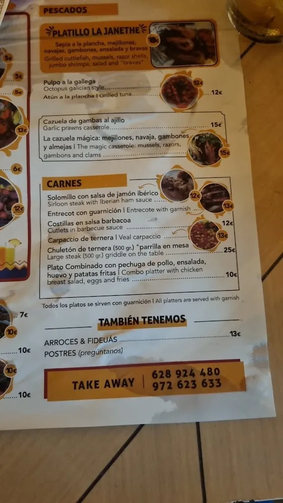 Menu_Bar Restaurant La Janethe_Begur_immagine_3