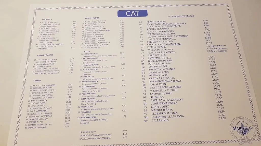 Menu_Restaurant Mar Blau_Begur_immagine_3