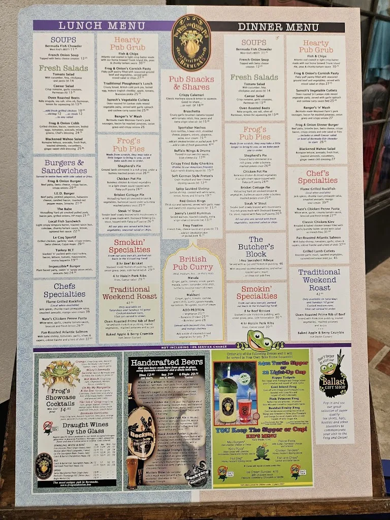 Menu_Frog & Onion Pub and Restaurant_Beuda_image_1