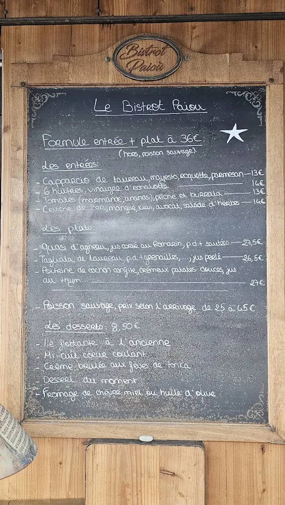 Menu_Le Bistrot Paiou_Aigües_image_3