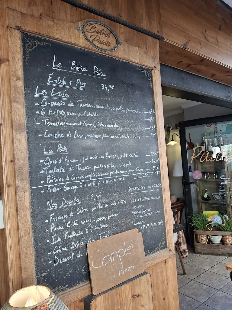 Menu_Le Bistrot Paiou_Aigües_image_4