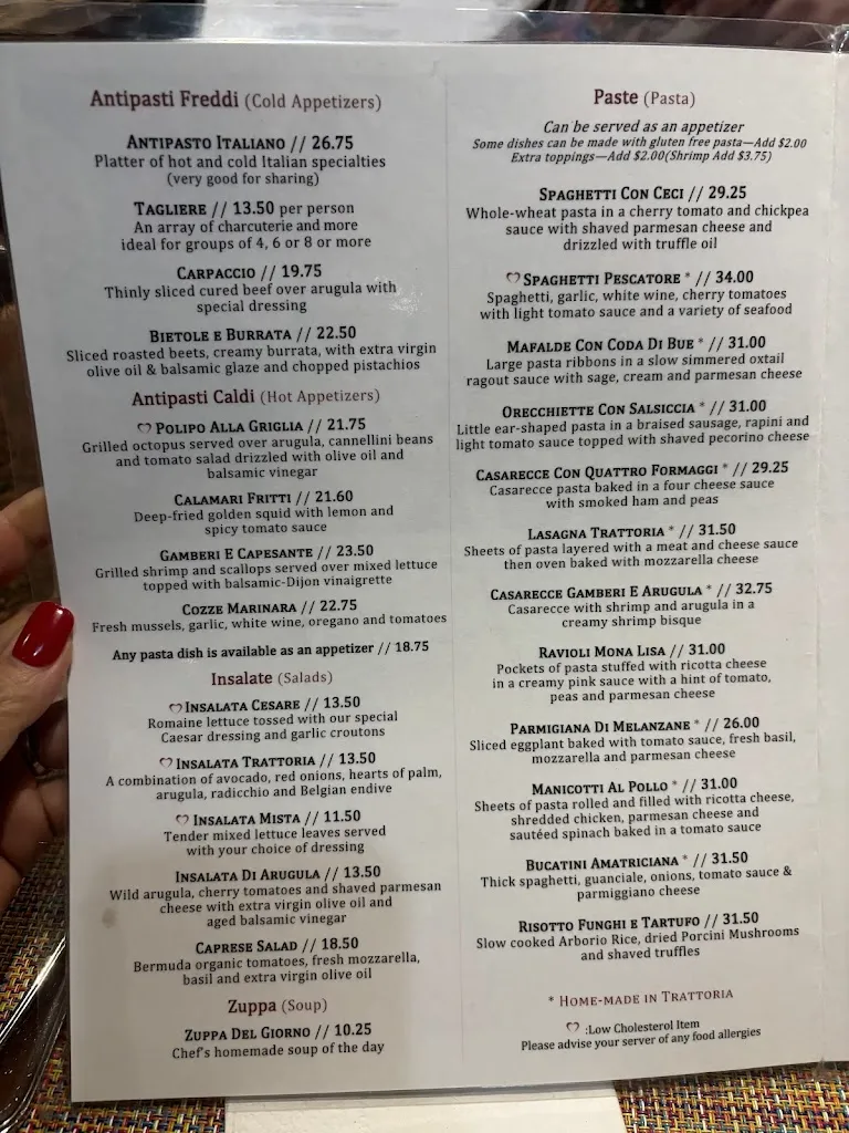 Menu_La Trattoria Restaurant_Beuda_image_1