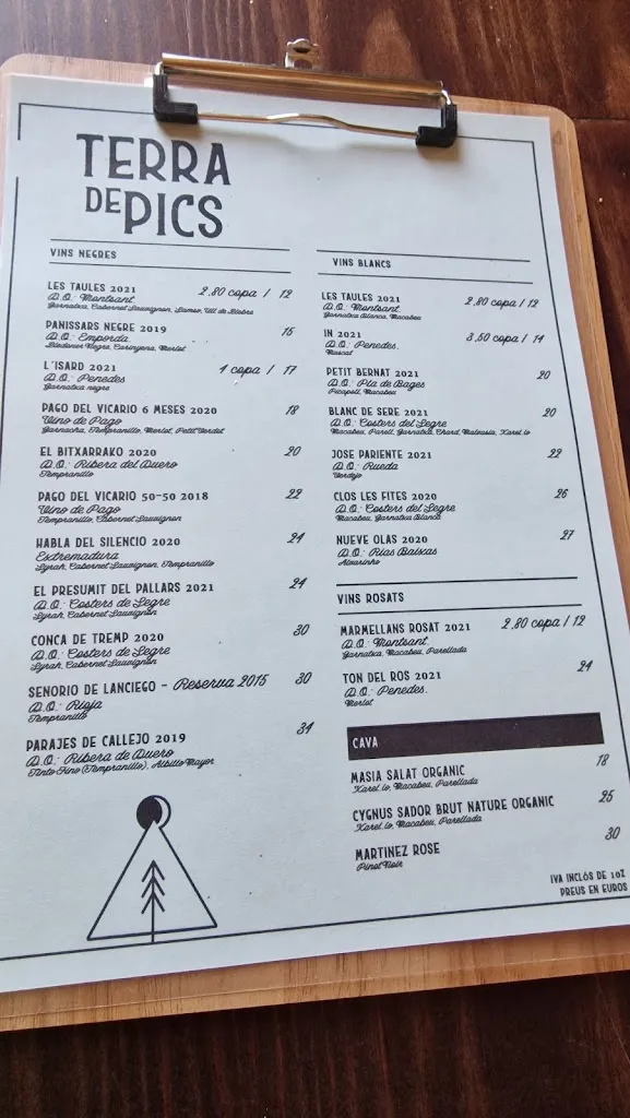 Menü_Terra de Pics_Bolvir_Bild_2