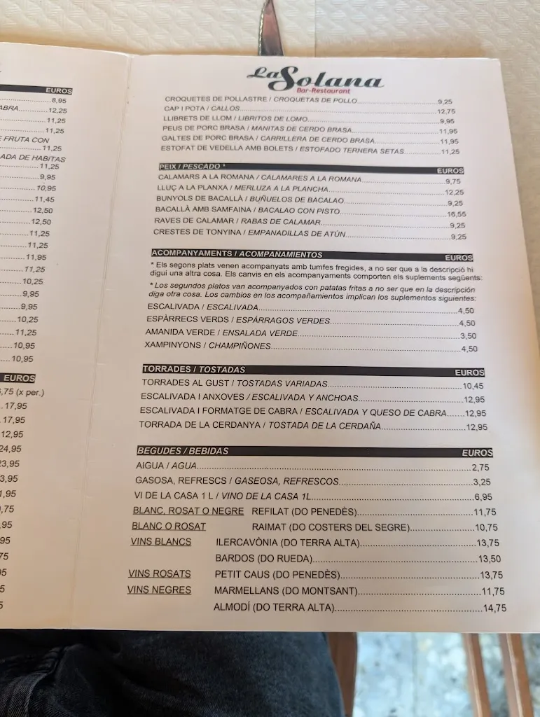 Menu_Restaurant La Solana_Bolvir_image_2