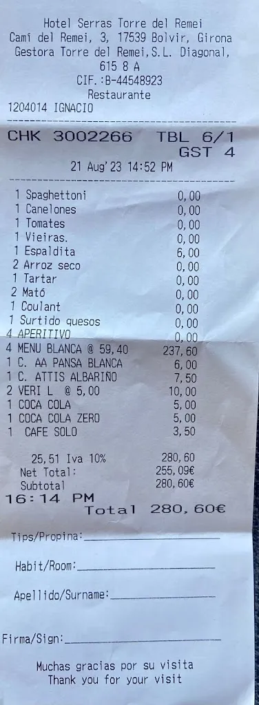 Carlos Redondo Schneider_TR1910 Restaurant Torre del Remei_Bolvir_review