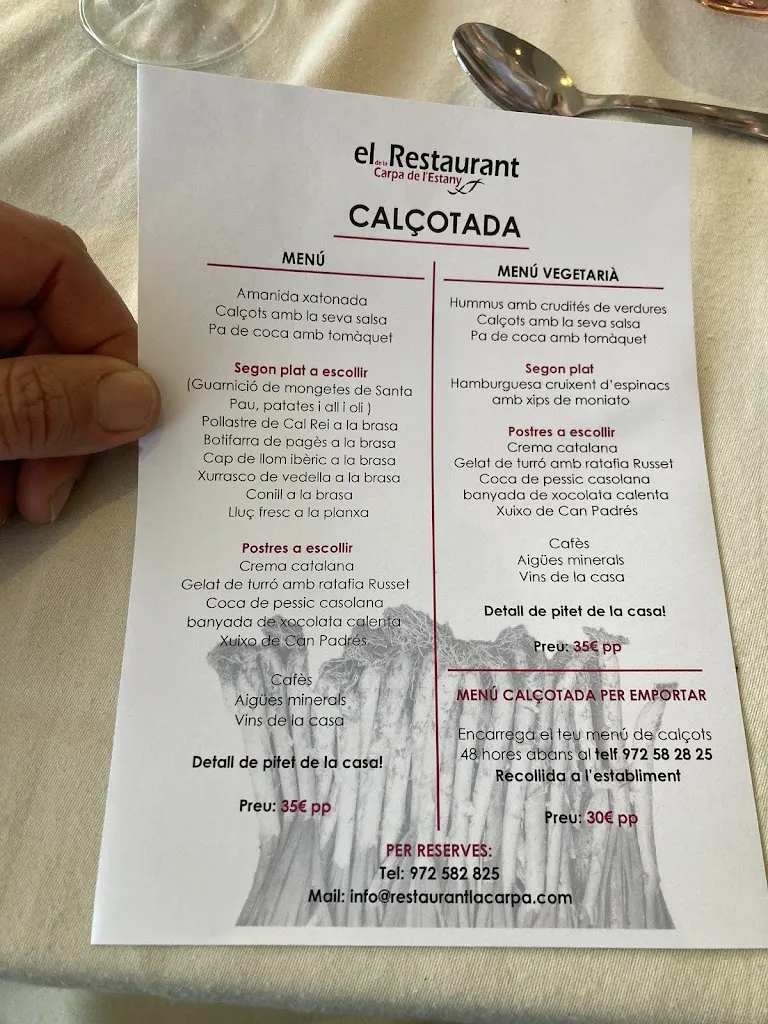 Menu_Restaurant La Carpa de l'Estany_Banyoles_immagine_2