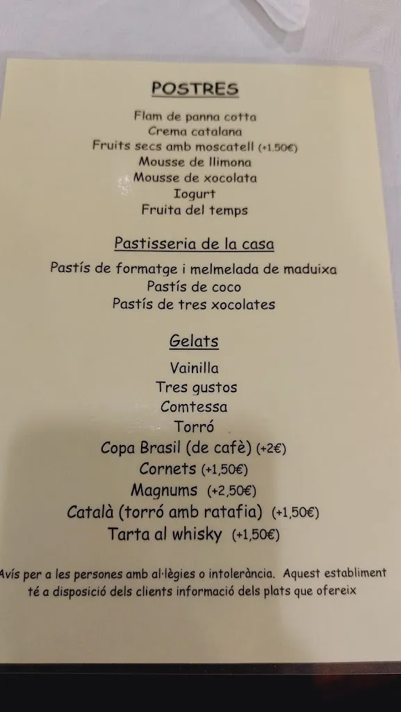 Menu_Restaurant Taverna Can Bernat_Banyoles_image_4
