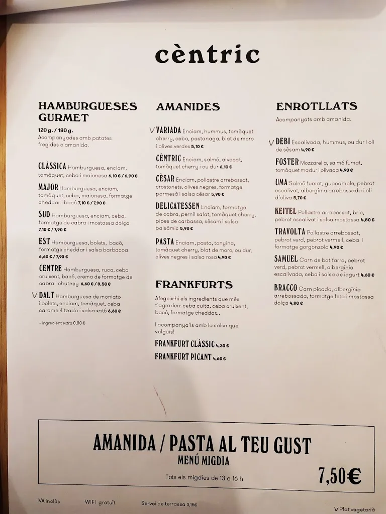 Menu_Cèntric, l'hamburgueseria de Banyoles_Banyoles_immagine_2