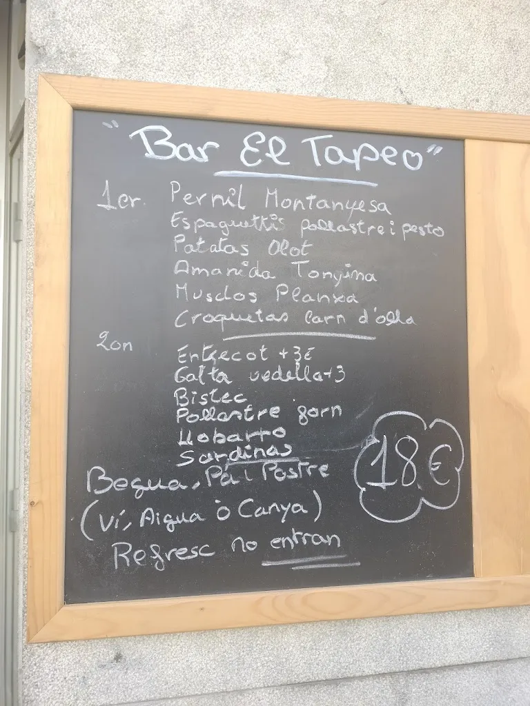 Menu_El Tapeo_Banyoles_immagine_1