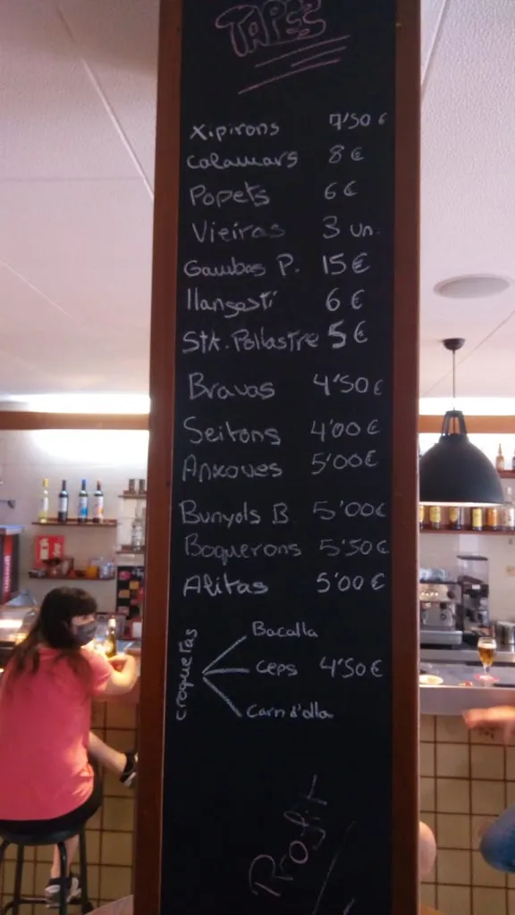 Menu_El Tapeo_Banyoles_immagine_3