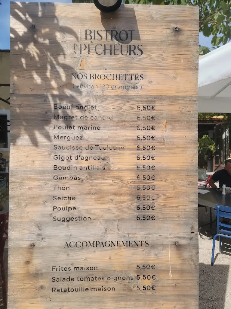 Menu_Le Bistrot des Pêcheurs_Aigües_image_1