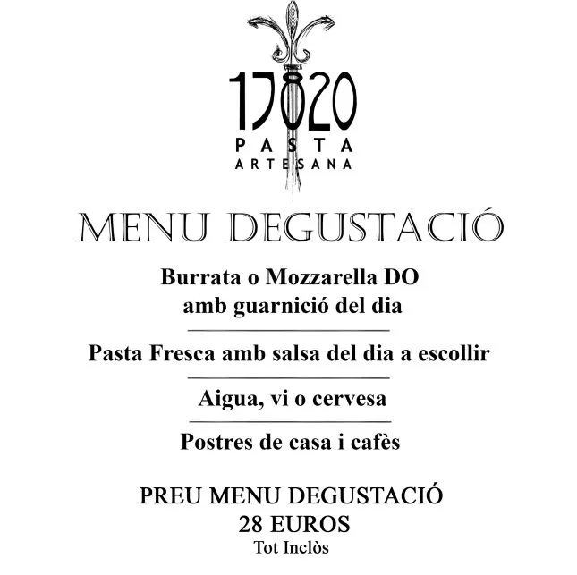 Menu_17820 Pasta Artesana_Banyoles_image_2