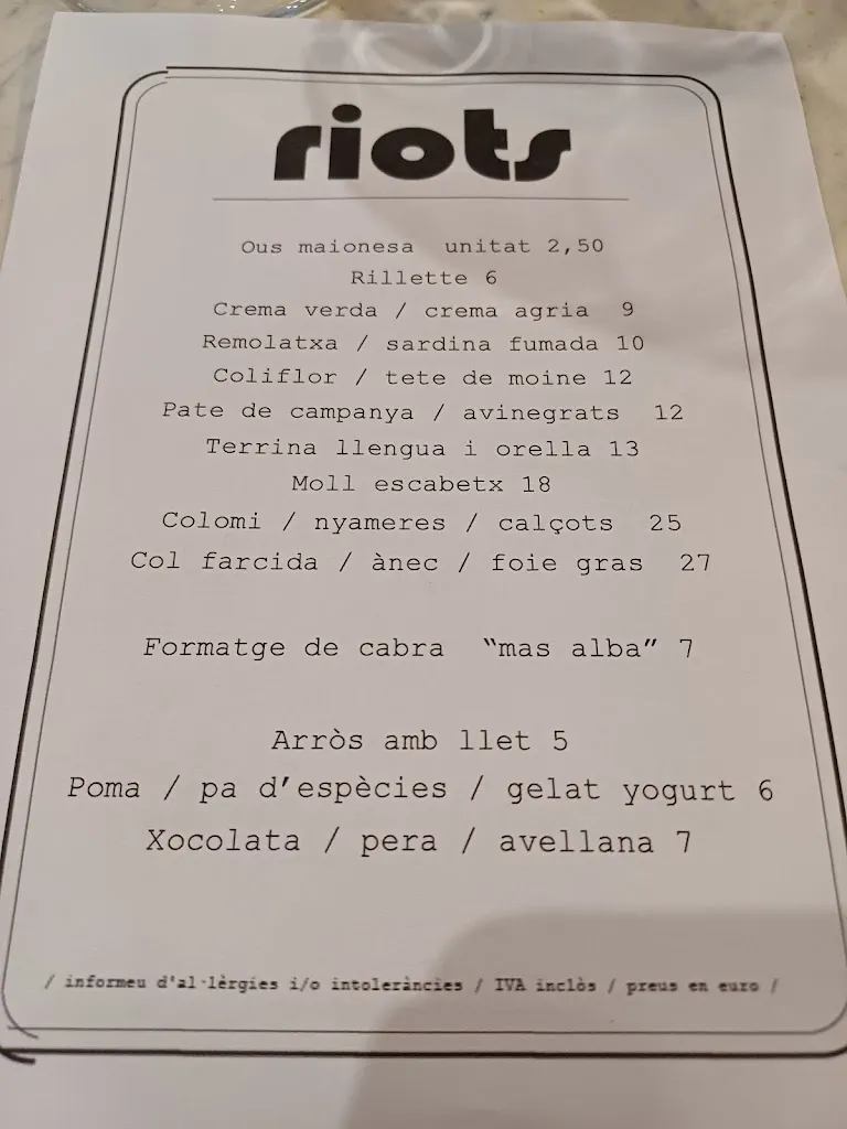 Jack Seeley_Riots Restaurant_Banyoles_review