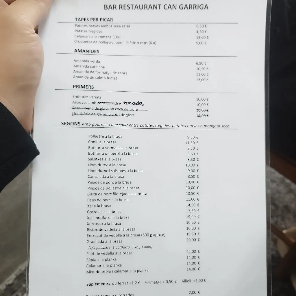Menu_Can Garriga_Banyoles_image_1