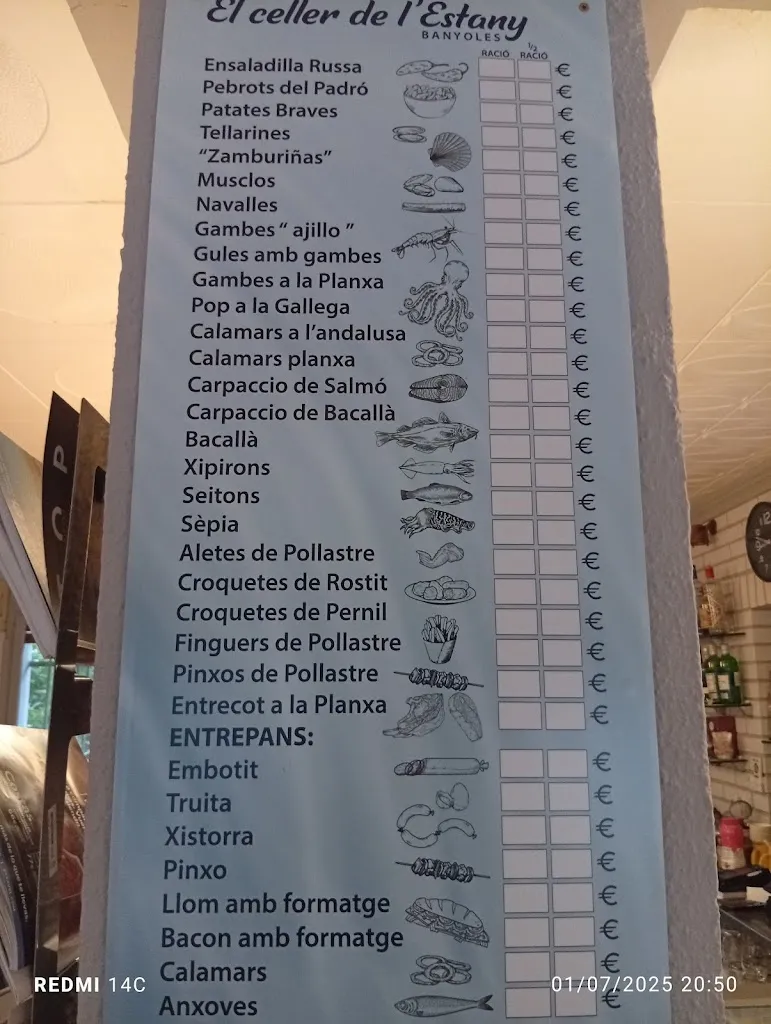 Menu_El Celler de L'estany_Banyoles_image_1