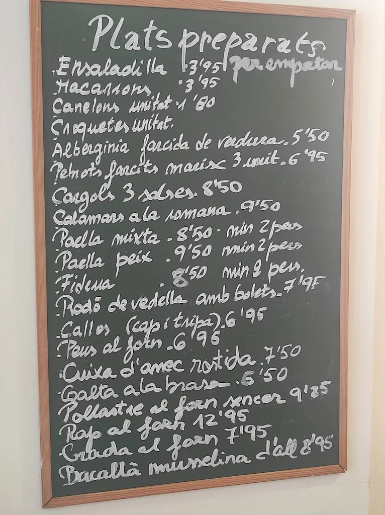 Menu_Bar Restaurant El Sindicat_Banyoles_image_1