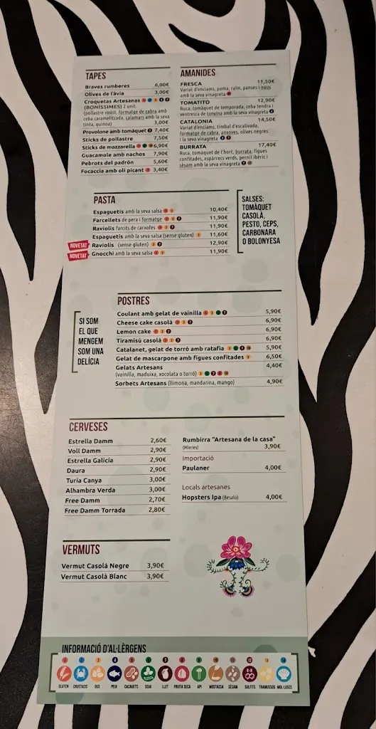 Menu_Pizzeria Rumbera_Banyoles_image_1