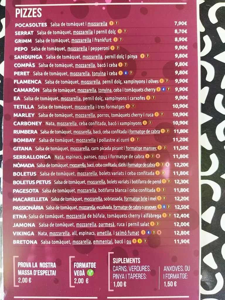 Menu_Pizzeria Rumbera_Banyoles_image_3