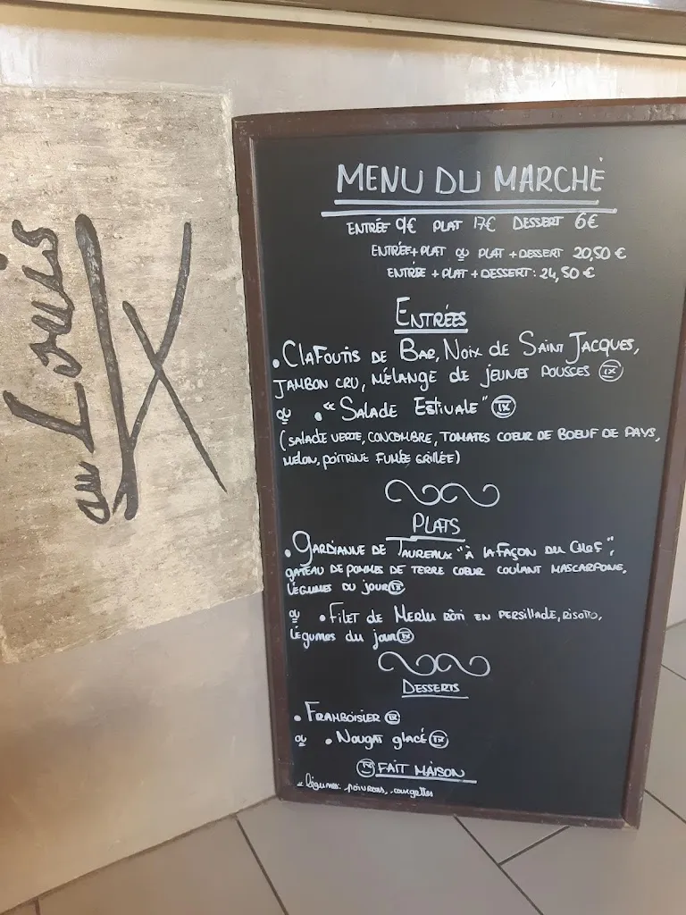 Menu_Restaurant Au Louis IX - Restaurant Aigues-Mortes_Aigües_image_3