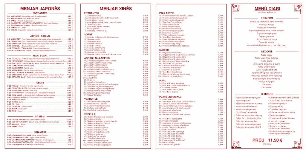 Menu_Restaurant Xinès la Gran Muralla_Banyoles_image_2