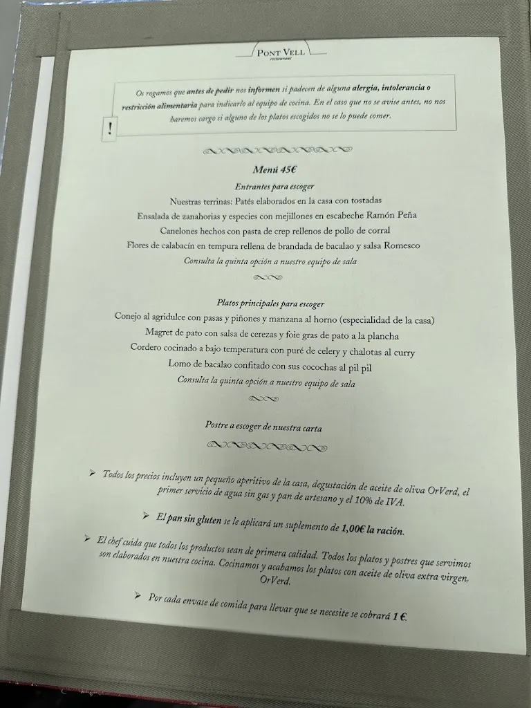 Menu_Restaurant Pont Vell_Besalú_image_3