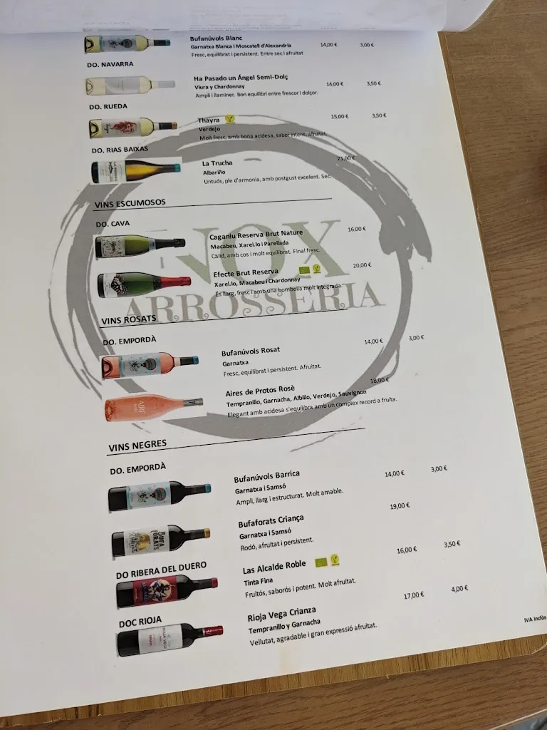 Menu_NOX Arrosseria_Besalú_immagine_1